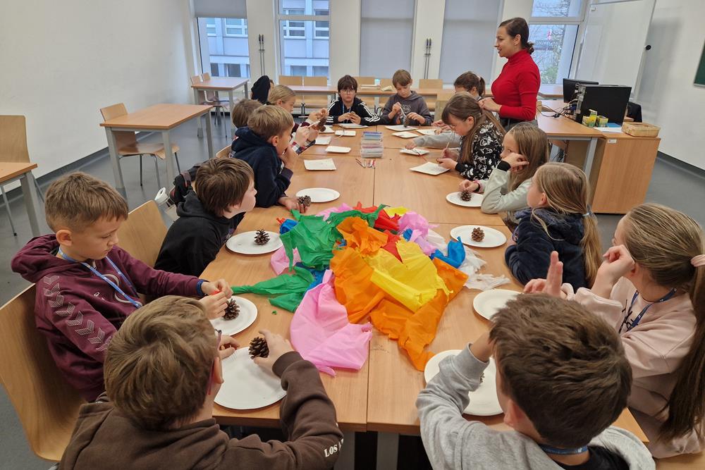 Pachnące szyszki na choince