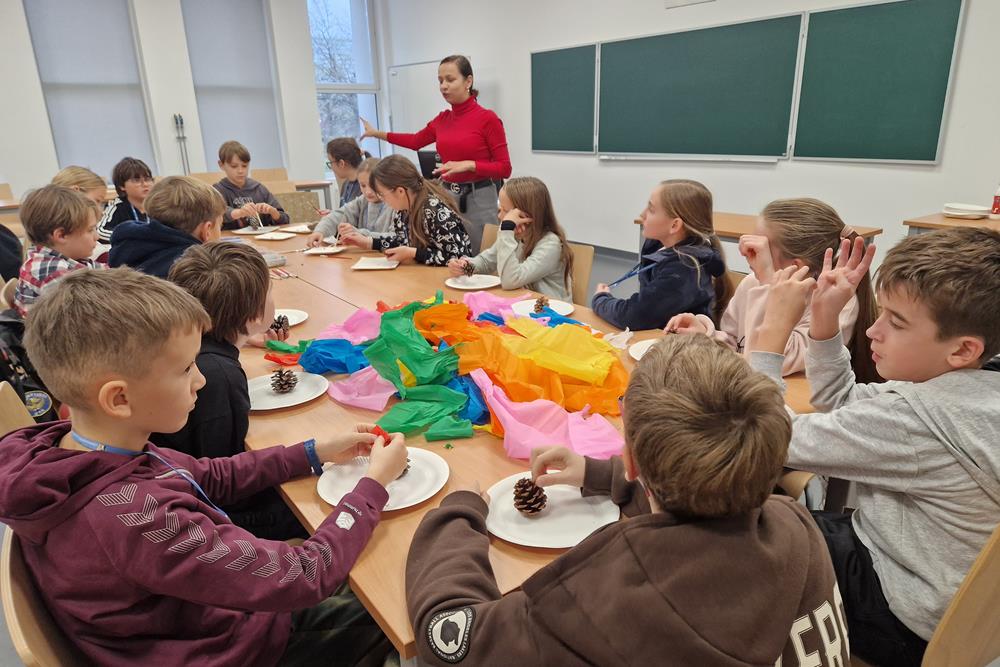 Pachnące szyszki na choince