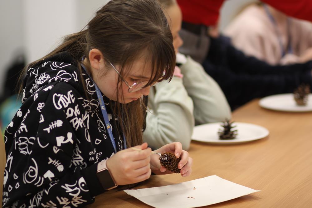 Pachnące szyszki na choince