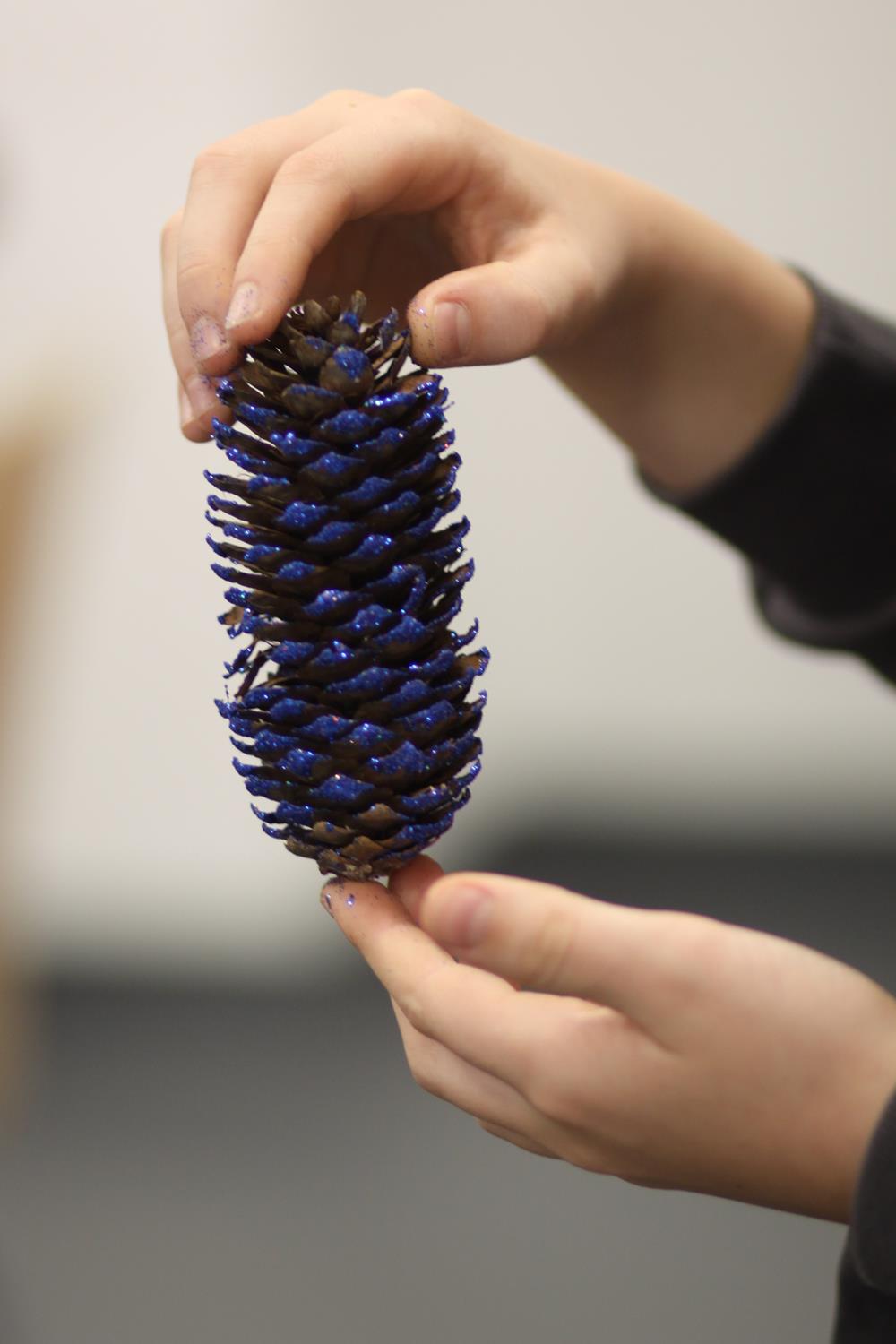 Pachnące szyszki na choince