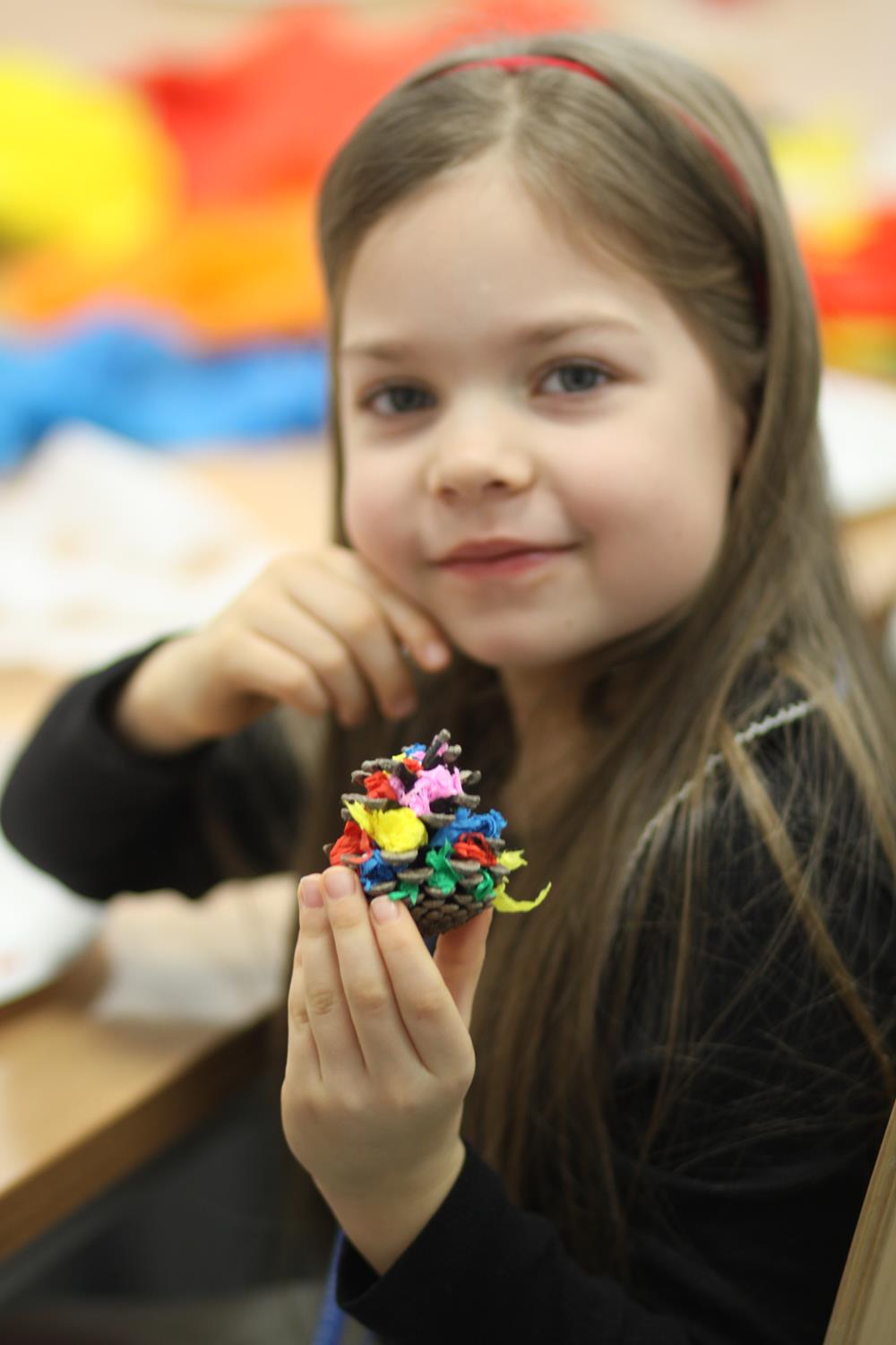 Pachnące szyszki na choince