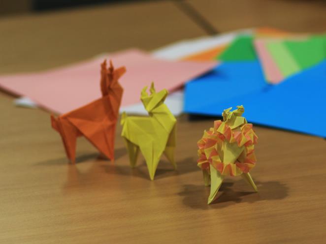 Origami – świąteczny renifer